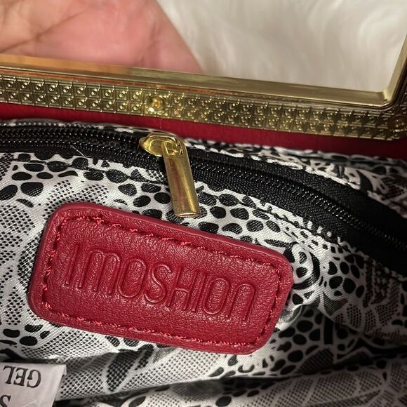 NWT Imoshion Women’s PU Leather Vegan Red Fashion Purse - Picture 10 of 11